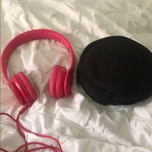 PINK BEATS HEADPHONES